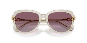 Transparent Beige / Violet Gradient (30038H)