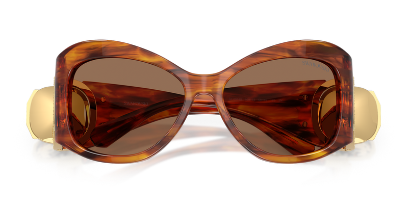 Swarovski SK6074U in Striped Havana - Alternate View
