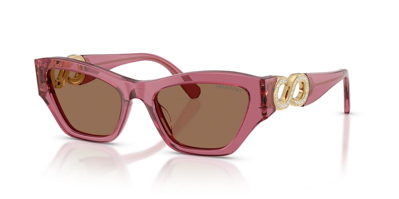 Swarovski SK6076U in Transparent Dark Cherry - Alternate View