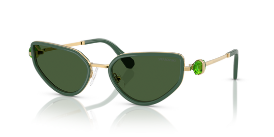 Swarovski SK7027 - Gold/Dark Green / Dark Green (403371)