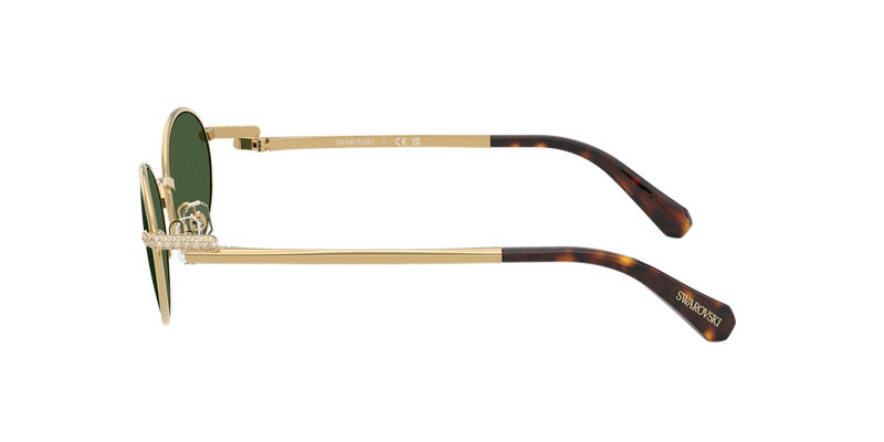 Swarovski SK7033 in Gold / Dark Green (400471) - Alternate View