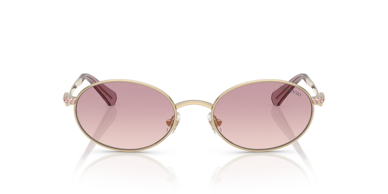 Swarovski SK7033 in Pale Gold / Brown Gradient Violet (401368) - Alternate View
