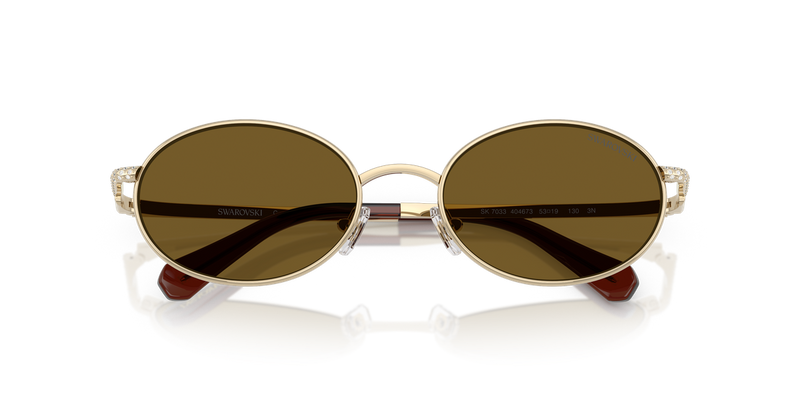 Swarovski SK7033 in Pale Gold / Light Brown (404673) - Alternate View