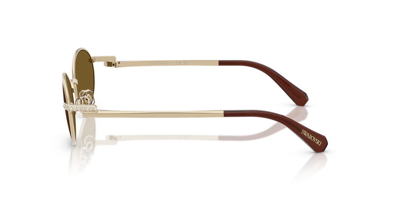 Swarovski SK7033 in Pale Gold / Light Brown (404673) - Alternate View