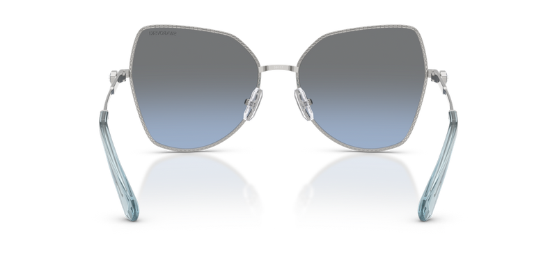 Swarovski SK7037 in Silver / Blue Gradient Grey (40018F) - Temple Detail