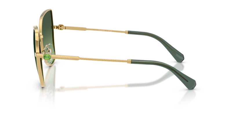 Swarovski SK7037 in Gold / Gradient Green (40172A) - Alternate View