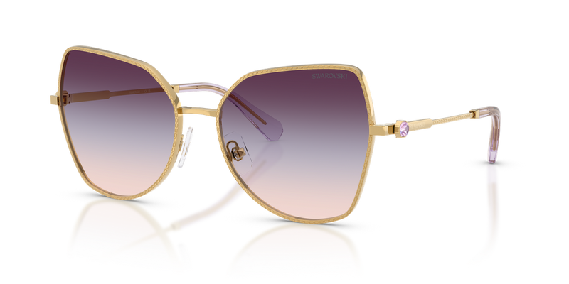 Swarovski SK7037 in Gold / Gradient Brown/Blue/Violet (4036U7) - Alternate View