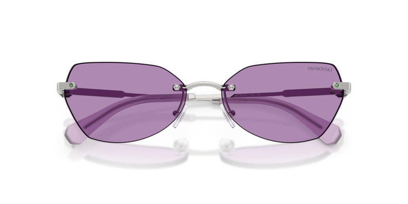 Swarovski SK7038 in Silver / Violet (400169) - Side View