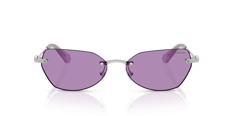Swarovski SK7038 in Silver / Violet (400169) - Alternate View