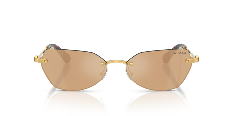 Swarovski SK7038 in Dark Gold / Dark Brown Mirror Rose Gold (40077J) - Alternate View