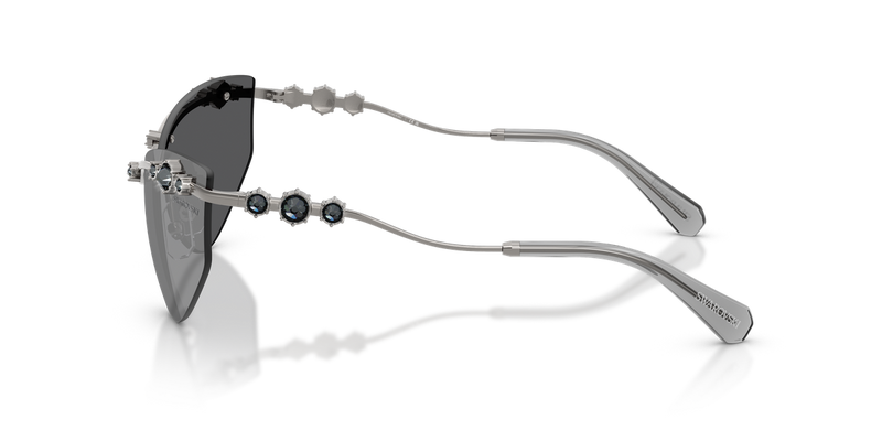 Swarovski SK7039 in Gunmetal / Grey Mirror Black (40096G) - Alternate View