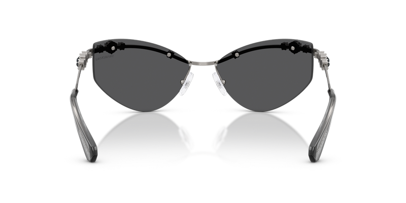Swarovski SK7039 in Gunmetal / Grey Mirror Black (40096G) - Alternate View