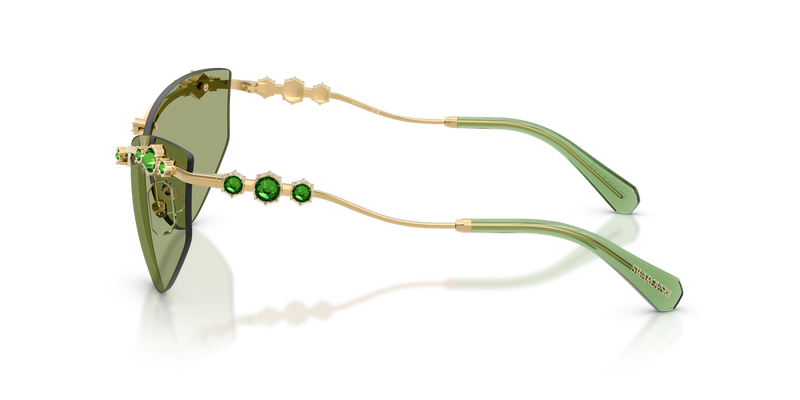 Swarovski SK7039 in Gold / Green (404382) - Alternate View