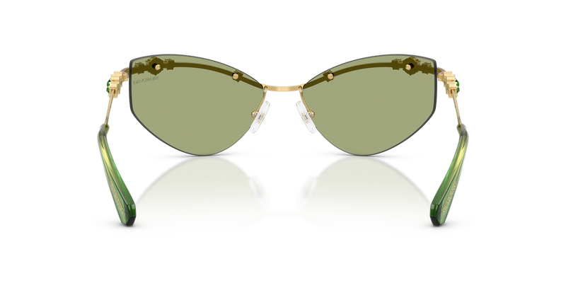 Swarovski SK7039 in Gold / Green (404382) - Alternate View