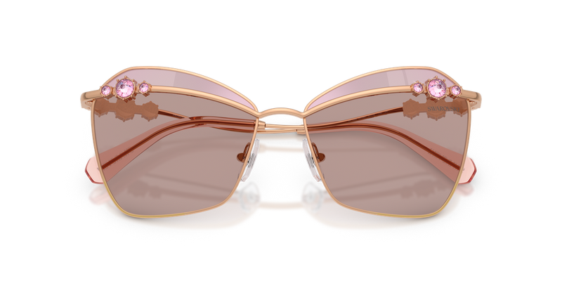Swarovski SK7040 in Rose Gold / Purple Brown Tampo Swarovski Pink (401461) - Alternate View