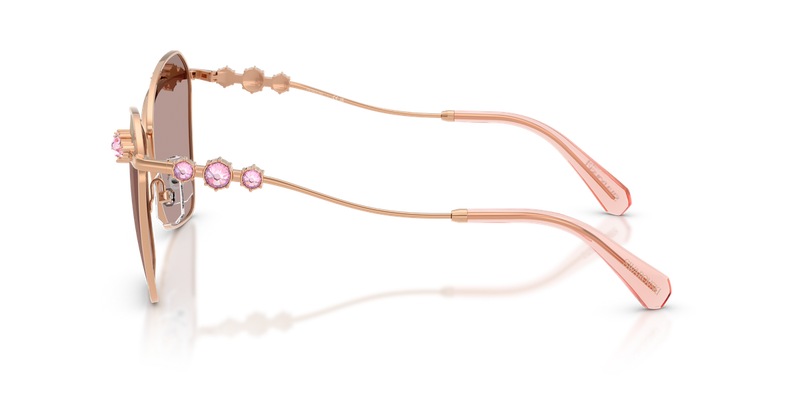 Swarovski SK7040 in Rose Gold / Purple Brown Tampo Swarovski Pink (401461) - Alternate View