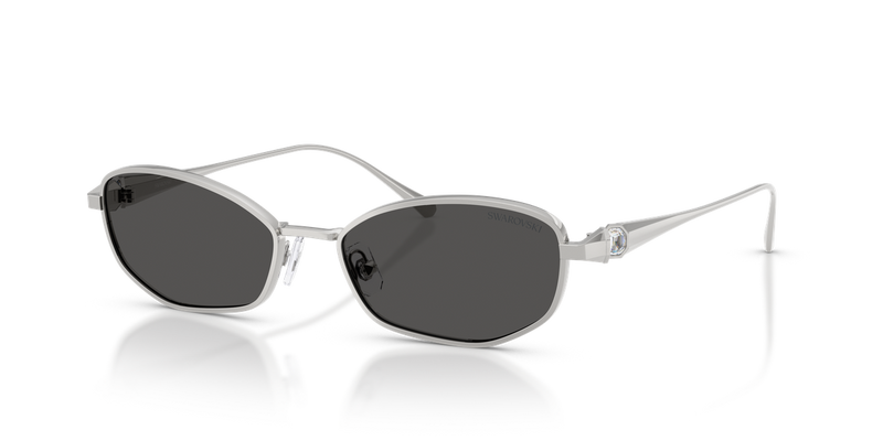 Swarovski SK7042 in Silver / Dark Grey (400187) - Front View