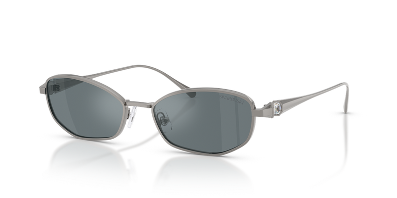 Swarovski SK7042 in Gunmetal / Grey Mirror Black (40096G) - Alternate View