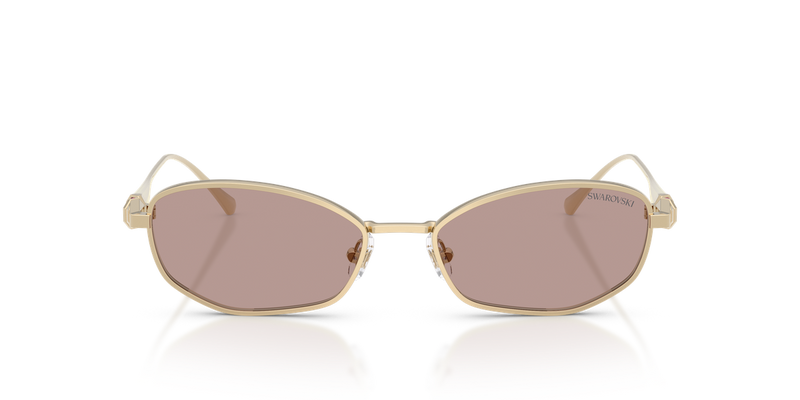 Swarovski SK7042 in Pale Gold / Light Purple Brown (40137N) - Alternate View
