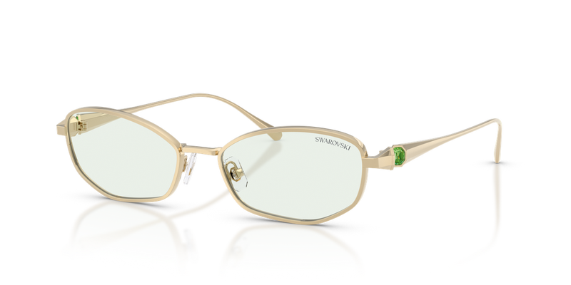 Swarovski SK7042 in Pale Gold / Photo Green To Dark Green (4013M1) - Alternate View