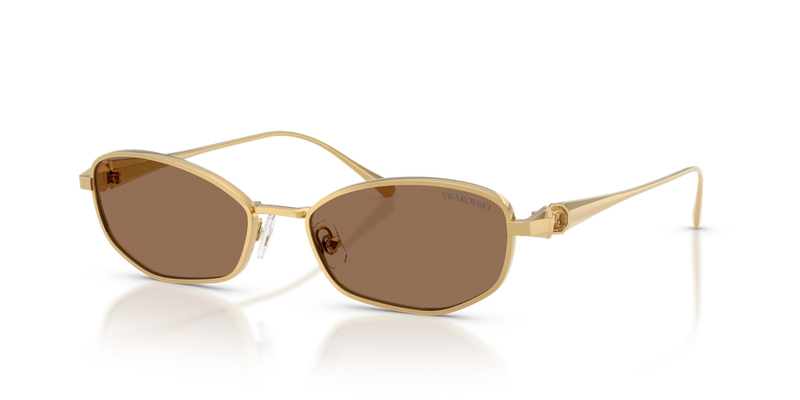 Swarovski SK7042 in Gold / Dark Brown (403773) - Alternate View