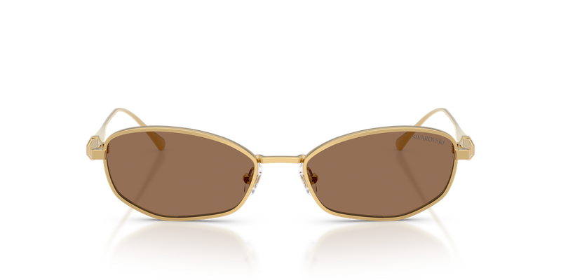 Swarovski SK7042 in Gold / Dark Brown (403773) - Alternate View