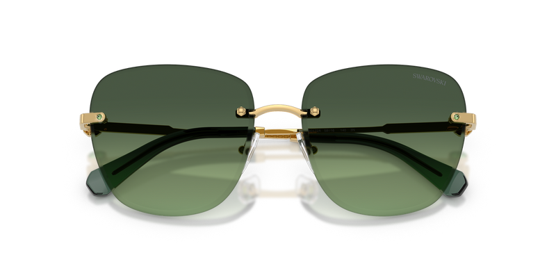 Swarovski SK7043 in Gold / Gradient Green (40172A) - Alternate View