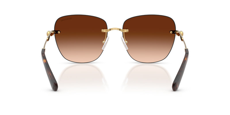 Swarovski SK7043 in Gold / Gradient Dark Brown (403774) - Alternate View