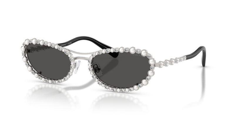 Swarovski SK7044 in Silver - Front View