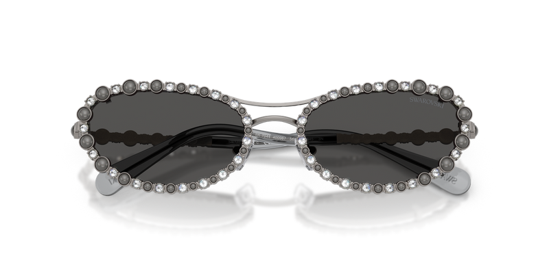 Swarovski SK7044 in Gunmetal - Alternate View