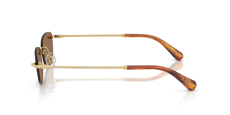 Swarovski SK7045D in Gold / Dark Brown (400473) - Alternate View