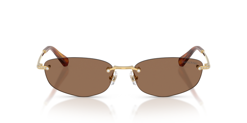Swarovski SK7045D in Gold / Dark Brown (400473) - Alternate View
