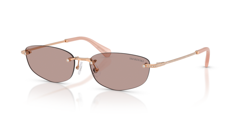 Swarovski SK7045D in Rose Gold / Light Purple Brown (40147N) - Alternate View