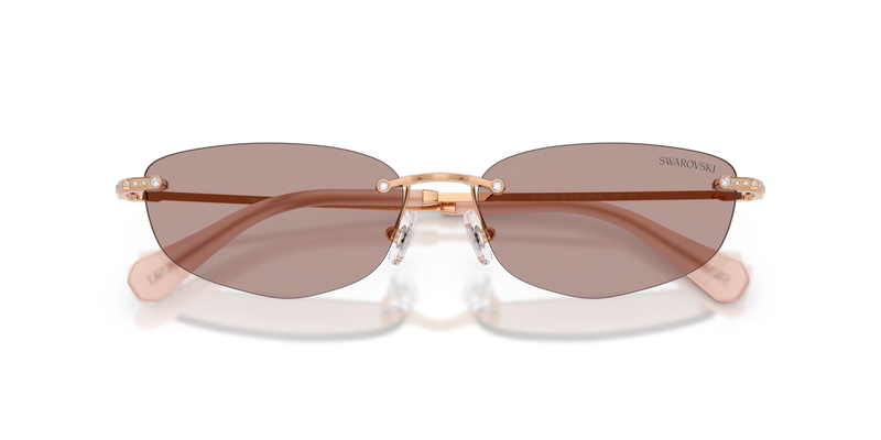 Swarovski SK7045D in Rose Gold / Light Purple Brown (40147N) - Alternate View