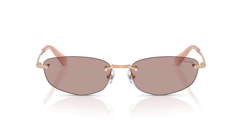 Swarovski SK7045D in Rose Gold / Light Purple Brown (40147N) - Alternate View