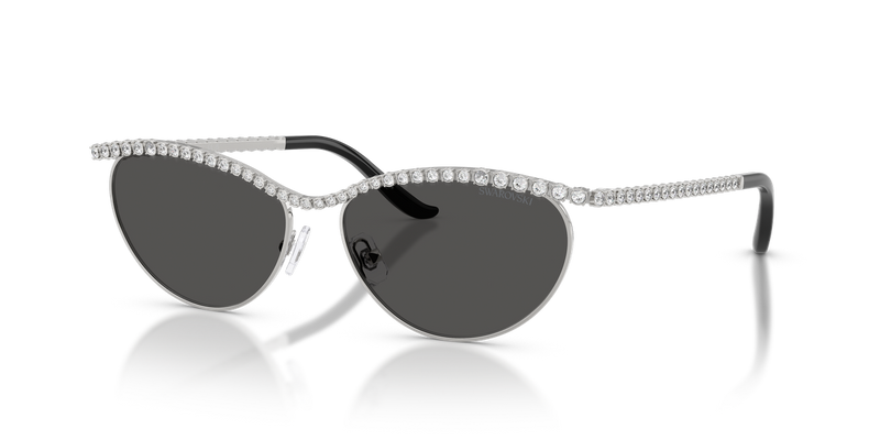 Swarovski SK7046 in Silver - Front View