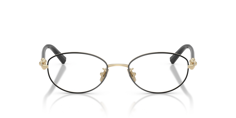 Tiffany TF1176D in Black On Pale Gold / Demo Lens (6164) - Alternate View