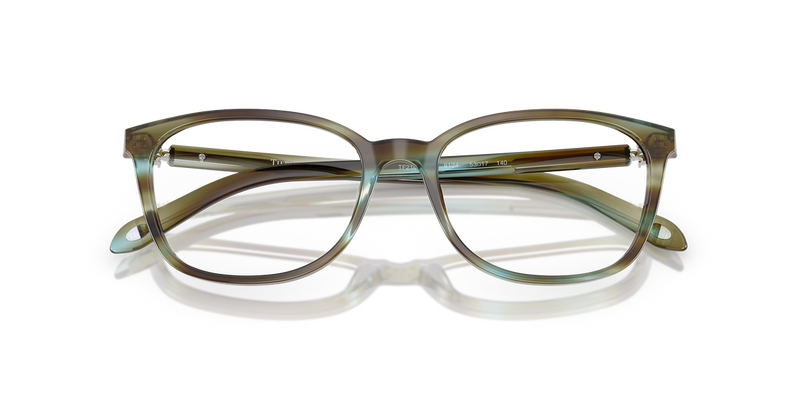 Tiffany TF2109HB in Ocean Turquoise / Demo Lens (8124) - Side View