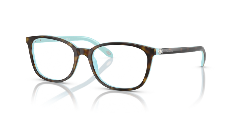 Tiffany TF2109HB in Havana On Tiffany Blue / Demo Lens (8134) - Alternate View