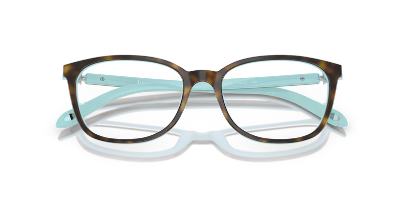 Tiffany TF2109HB in Havana On Tiffany Blue / Demo Lens (8134) - Alternate View