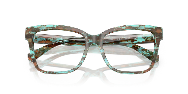 Tiffany TF2260 in Havana Tiffany Blue - Alternate View