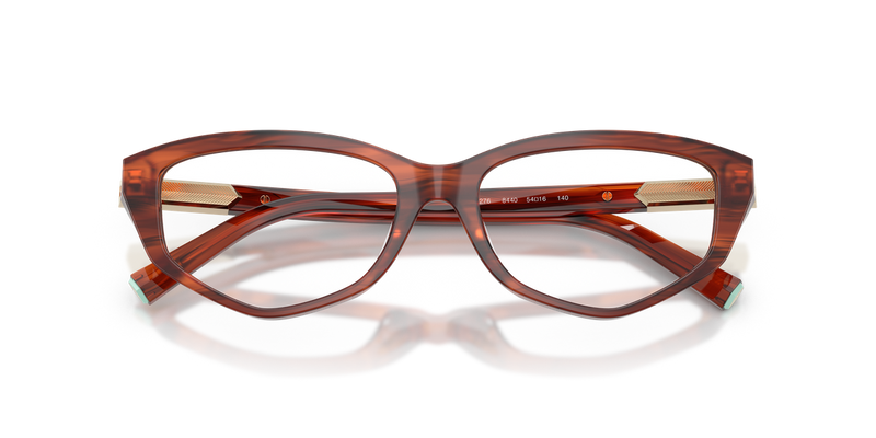 Tiffany TF2276 in Ruby Striped Havana / Demo Lens (8440) - Alternate View