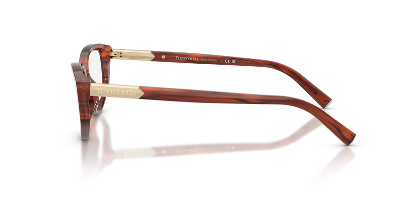 Tiffany TF2276 in Ruby Striped Havana / Demo Lens (8440) - Alternate View