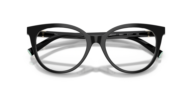 Tiffany TF2277F in Black / Demo Lens (8001) - Side View