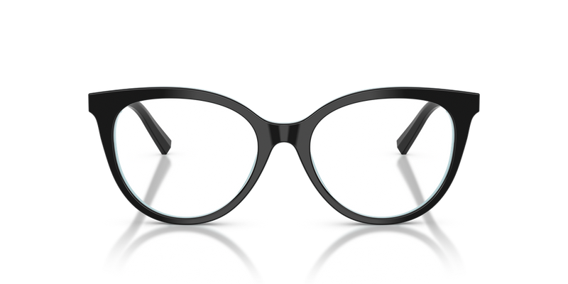 Tiffany TF2277F in Black On Tiffany Blue / Demo Lens (8055) - Alternate View