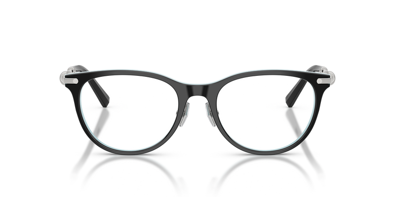 Tiffany TF2279D in Black On Tiffany Blue / Demo Lens (8055) - Alternate View