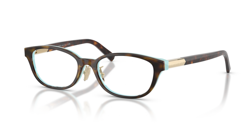 Tiffany TF2280D in Havana On Tiffany Blue / Demo Lens (8134) - Alternate View
