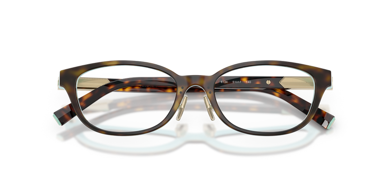 Tiffany TF2280D in Havana On Tiffany Blue / Demo Lens (8134) - Alternate View