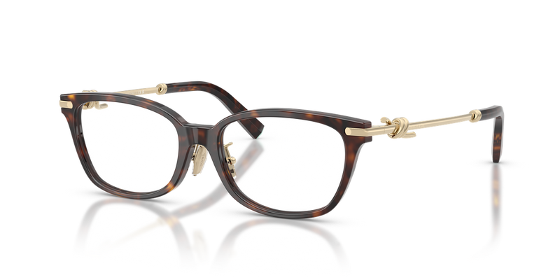 Tiffany TF2281F in Havana / Demo Lens (8015) - Front View