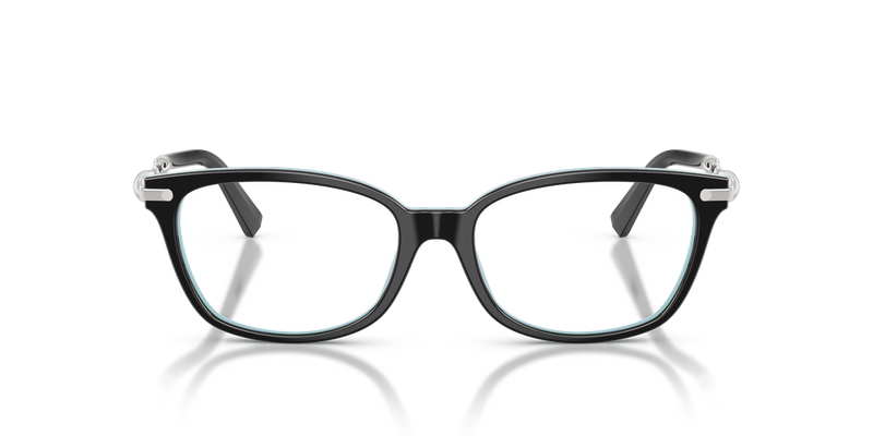Tiffany TF2281 in Black On Tiffany Blue / Demo Lens (8055) - Alternate View